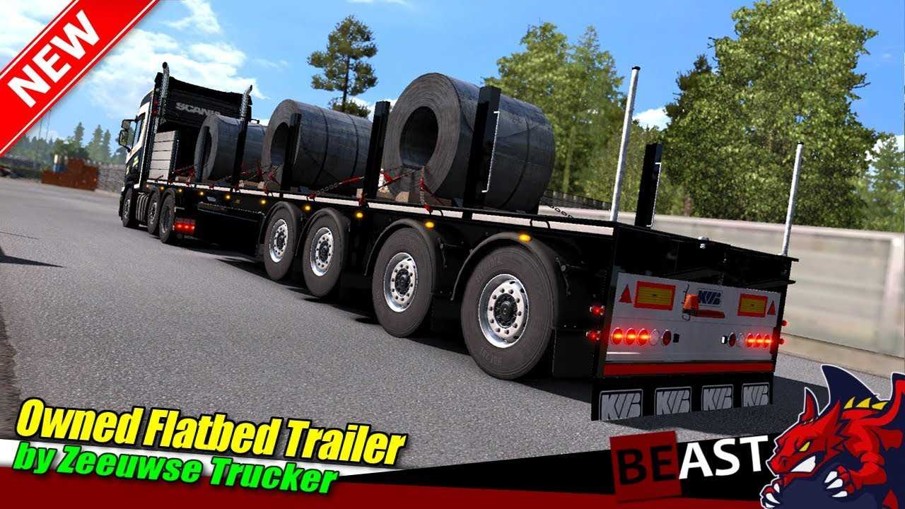 Ets B Trailer Mod Owned Flatbed Trailer Edit By Zeeuwse