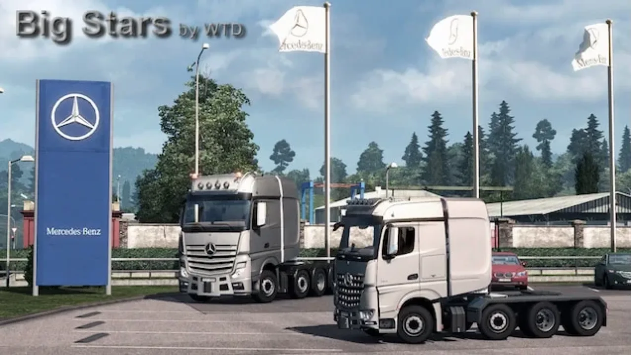 Big Stars - Actros / Arocs SLT in Euro Truck Simulator 2