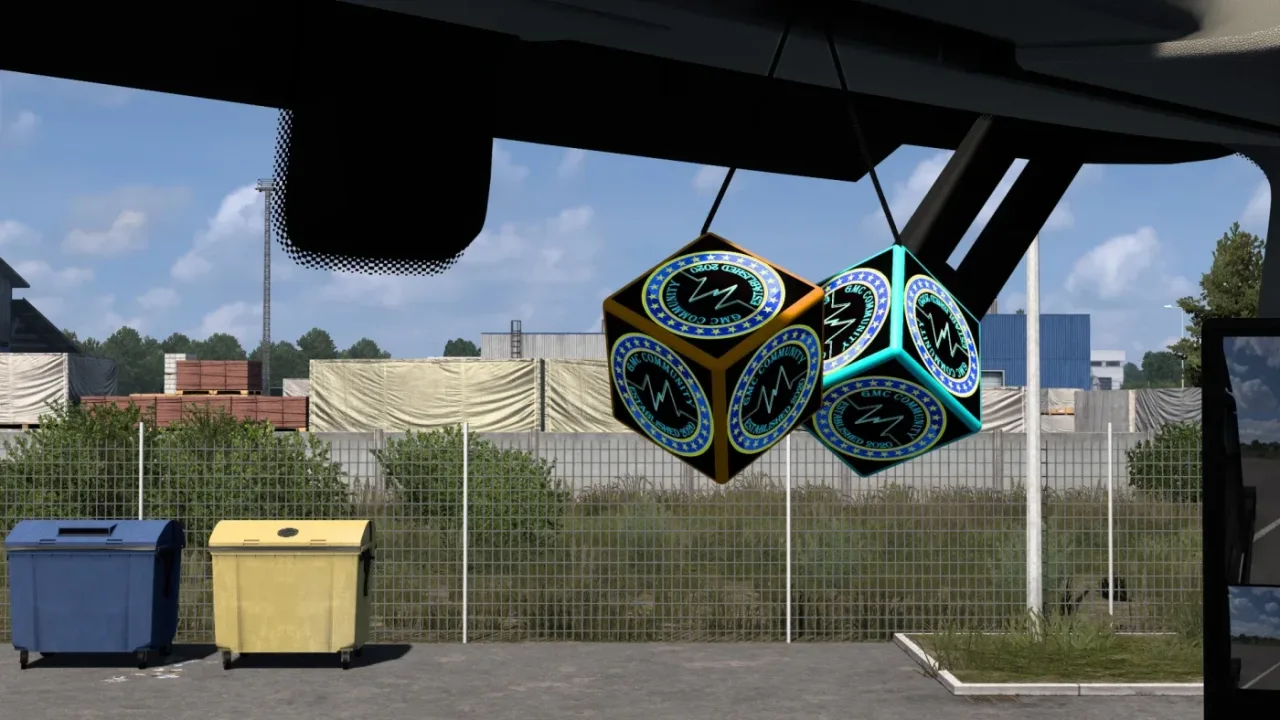 GMC Community - Company Cabin Dice v7.1 in Euro Truck Simulator 2