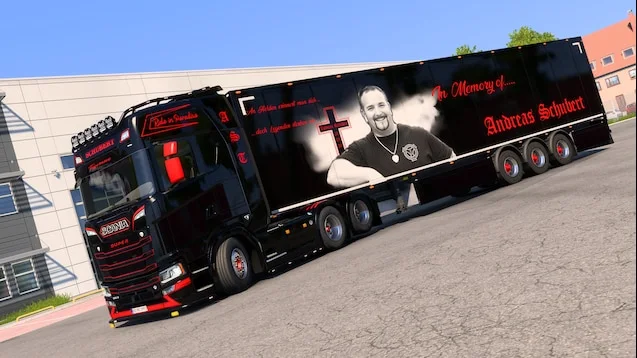 In Memory of Andreas Schubert Truck & Trailer Skin screenshot 3