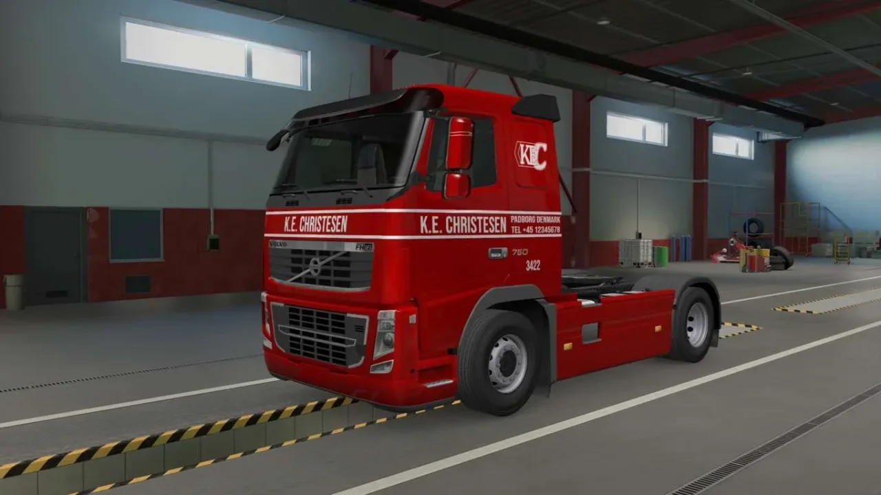 K.E. Christesen Paint Job Pack v1.0 in Euro Truck Simulator 2