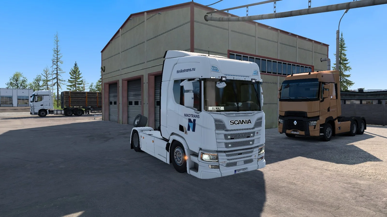 NIKOTRANS Skin for Scania R/S and Schmitz S.CS screenshot 2