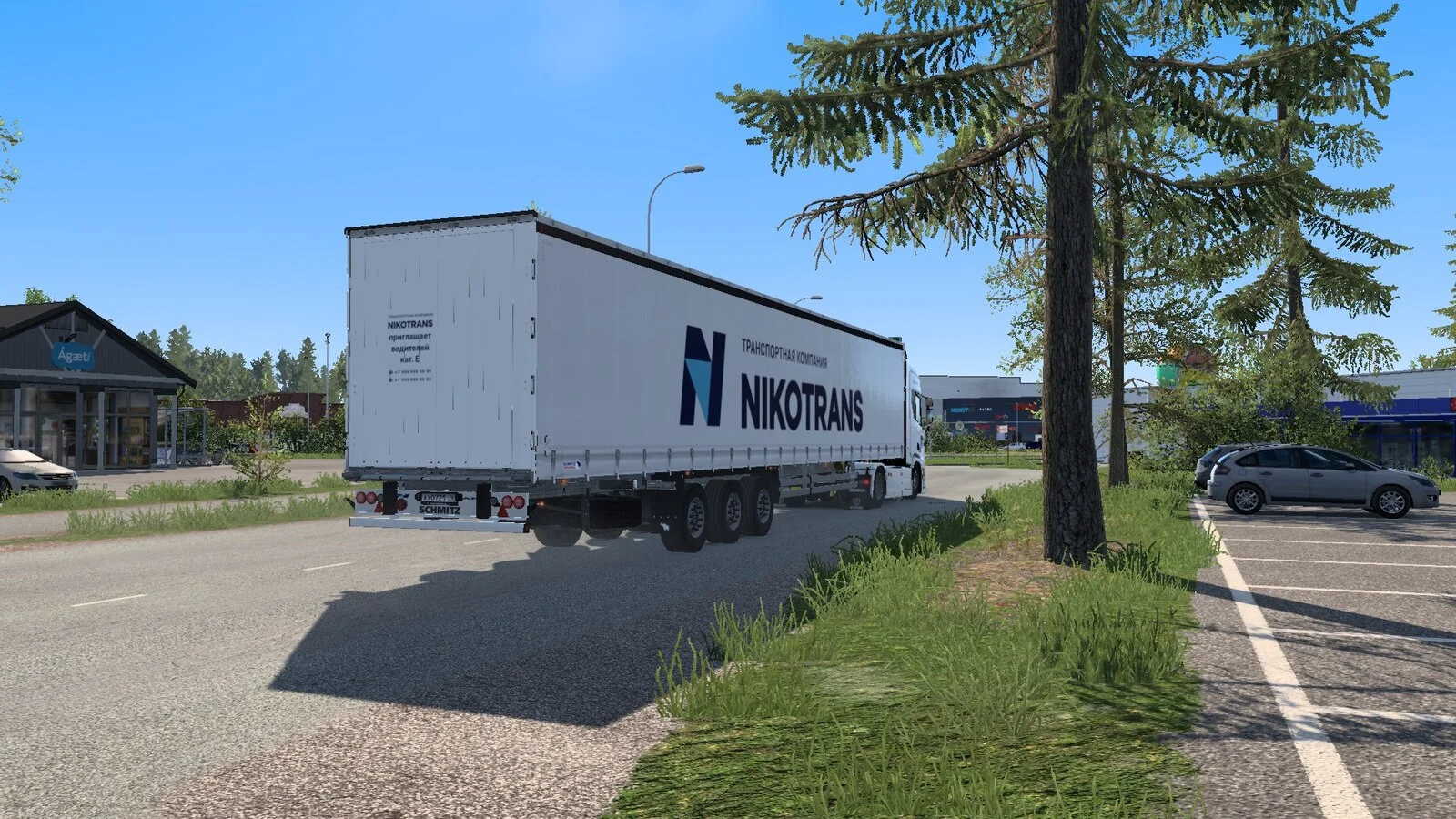 NIKOTRANS Skin for Scania R/S and Schmitz S.CS screenshot 3