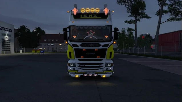 No Pain, No Gain Window Sticker for SCS Scania R2009 / Streamline screenshot 2