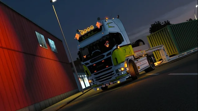 No Pain, No Gain Window Sticker for SCS Scania R2009 / Streamline screenshot 3