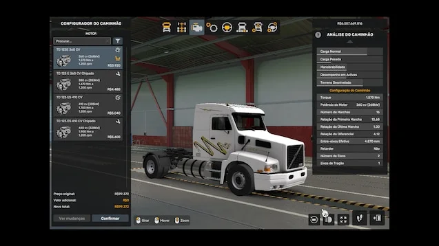 Volvo NL12 EDC screenshot 2