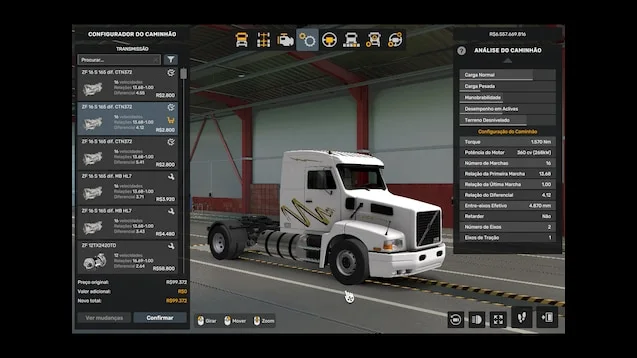 Volvo NL12 EDC screenshot 3