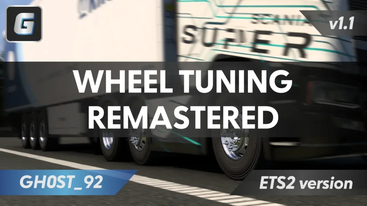 Wheel Tuning Remastered v1.1.1 in Euro Truck Simulator 2
