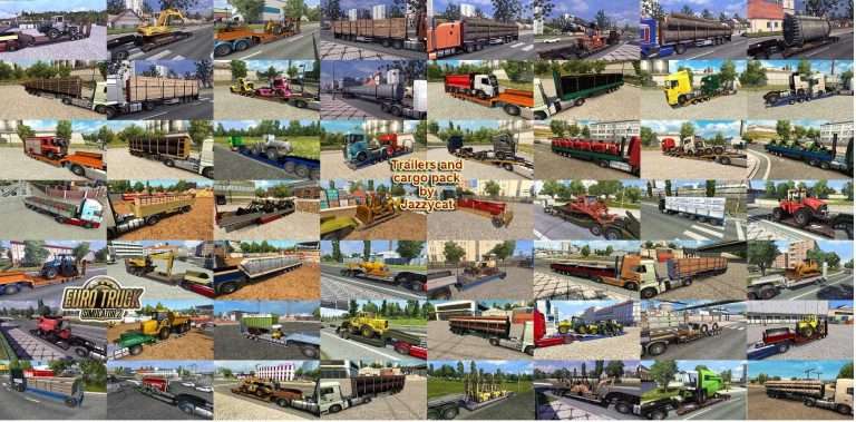Pack Trailers and cargos for ets 2