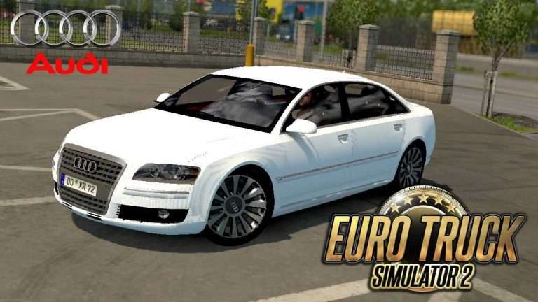 ETS 2 Audi a8 and Passenger Mod