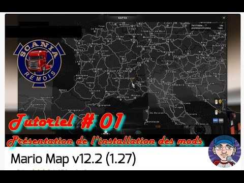 ETS2 [1.27.1.2s] / Installation de la Mario Map 12.2