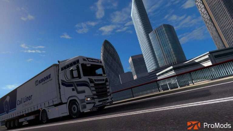 ETS2 1.31 - New KRONE Trailer - Estonia to England - Promods 2.27