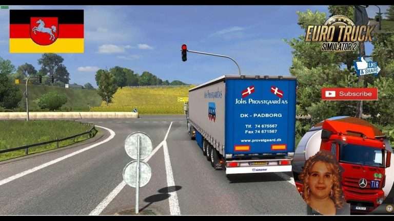 Euro Truck Simulator 2 (1.31) Niedersachsen Map v 1.4 1.31x + DLC’s & Mods