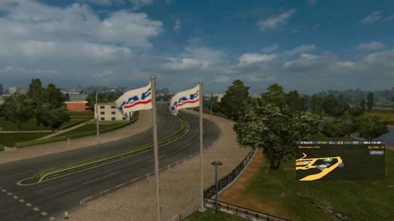 Euro Truck Simulator 2 - Camera 0: Cardiff, United Kingdom