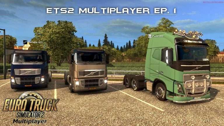 Euro Truck Simulator 2 Multiplayer #1 - The Adventure Begins
