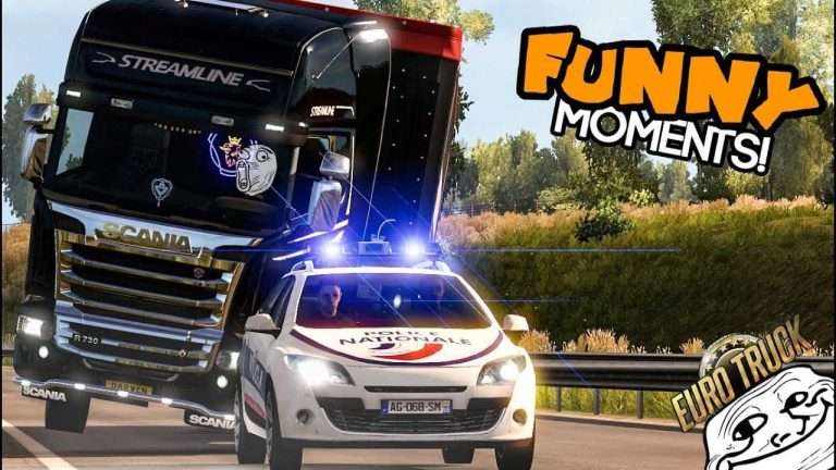Euro Truck Simulator 2 Multiplayer Funny Moments & Crash Compilation #51