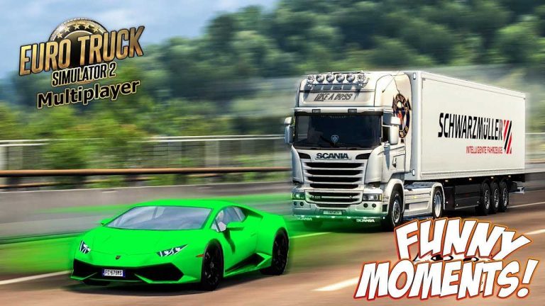 Euro Truck Simulator 2 Multiplayer Funny Moments & Crash Compilation #73