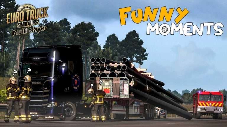 Euro Truck Simulator 2 Multiplayer Funny Moments & Crash Compilation #77