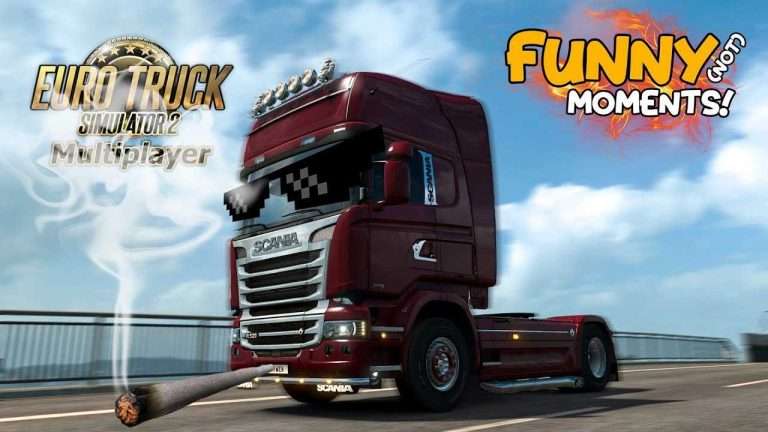 Euro Truck Simulator 2 Multiplayer Funny Moments & Crash Compilation #82