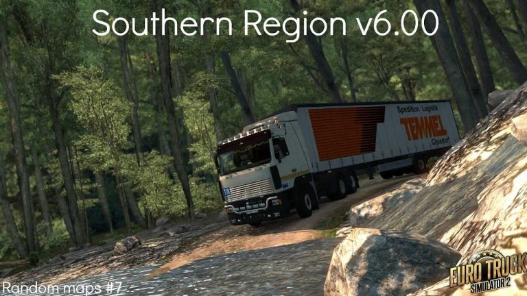 Euro Truck Simulator 2 | random maps #7 “Southern Region map v6.00”