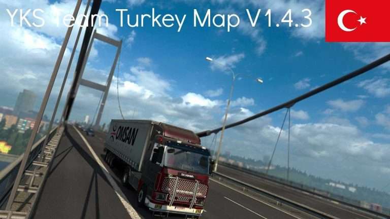 Euro Truck Simulator 2 | random maps #8 “YKS Team Turkey Map V1.4.3”