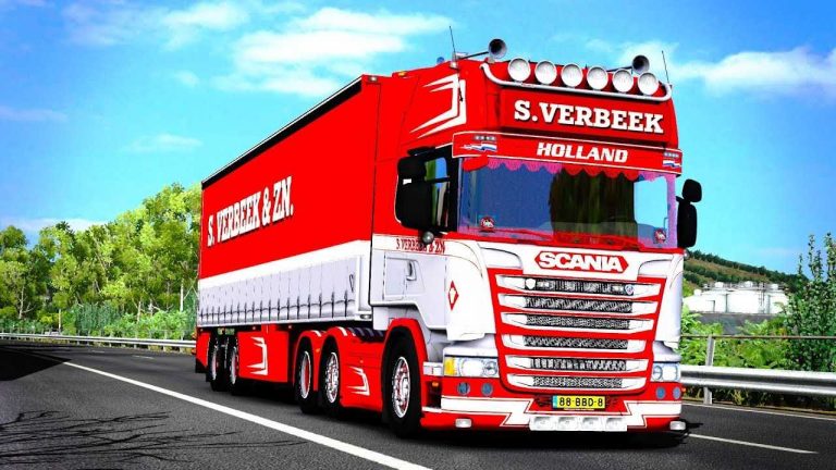 Scania S.Verbeek - Euro Truck Simulator 2 Mod