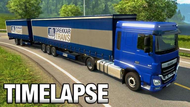 TIMELAPSE Euro Truck Simulator 2 | UK to Germany S2 Ep 5