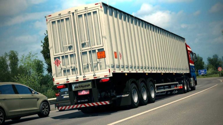 TRAILER METALESP MOVING FLOOR v0.2 - Euro Truck Simulator 2 Mod