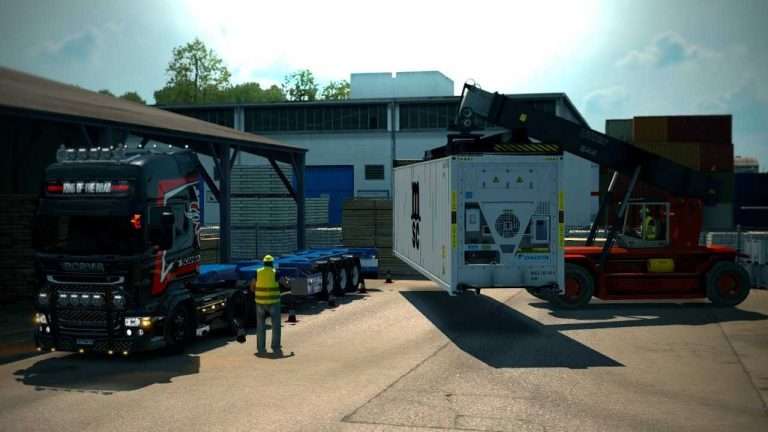 Truckskill lifter Trailer Reworked - Euro Truck Simulator 2 Mod