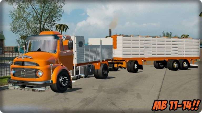 VOLVIMOS A RUTAS ARGENTINAS – MB 11-14 CHASIS Y ACOPLADO – ETS2 MODS – ARGENMAP