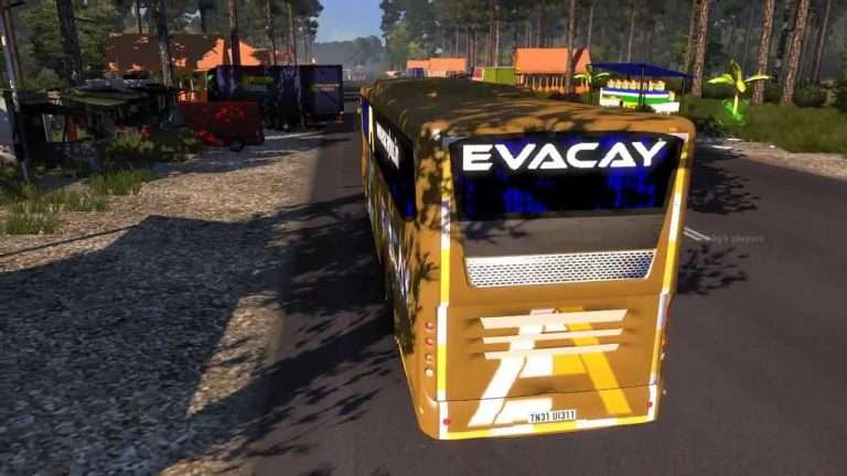 scania metrolink EVACAY transport bus skin mod| Euro truck simulator 2 v1.30...