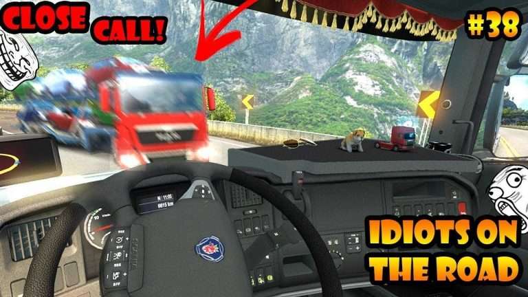 ★ IDIOTS on the road #38 - ETS2MP | Funny moments - Euro Truck Simulator 2 Multiplayer