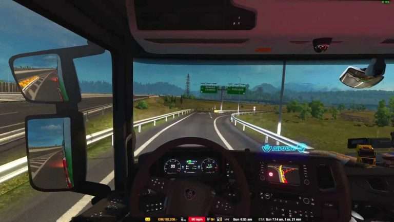 ETS2 That’s how you take an exit.