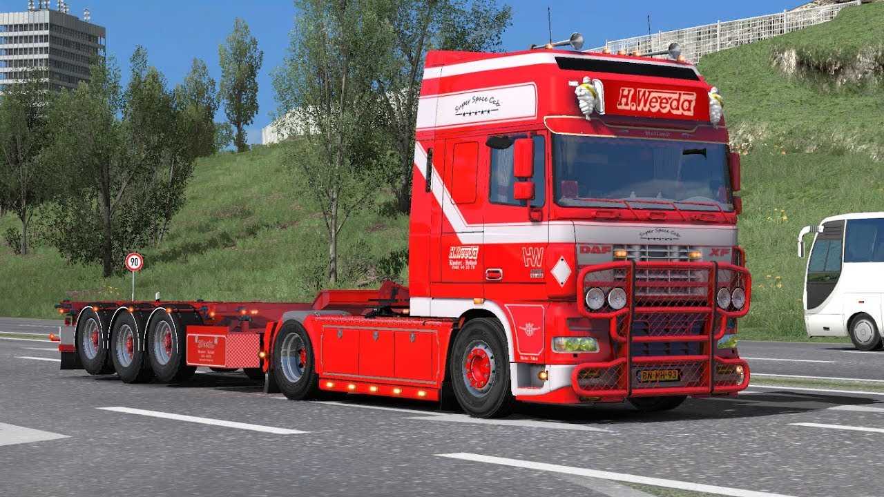 Euro Truck Simulator 2 Daf Xf 95 Hweeda Trailer 131x Euro Truck Simulator 2 Mods