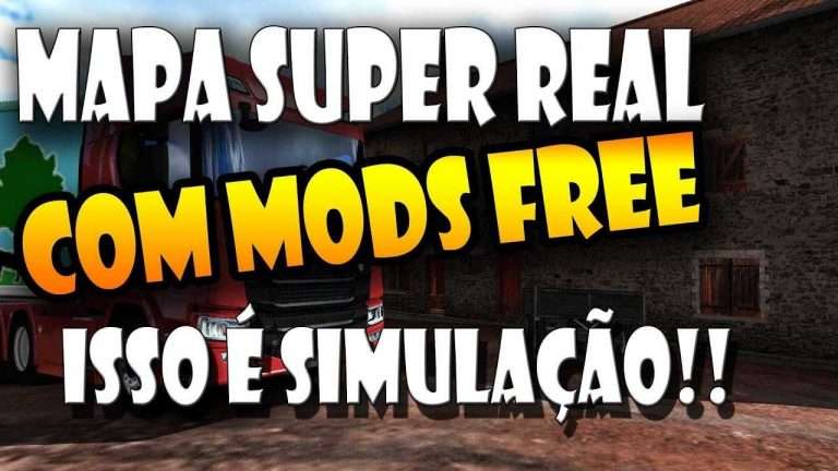 Mapa super real!! viagem completa ( ETS 2-1.31) com mods free-Map super real !! full trip