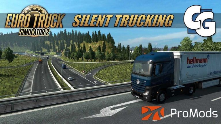 Silent Trucking - MB Actros MP4 - Innsbruck to Strasbourg - ETS2 ProMods No Commentary Gameplay