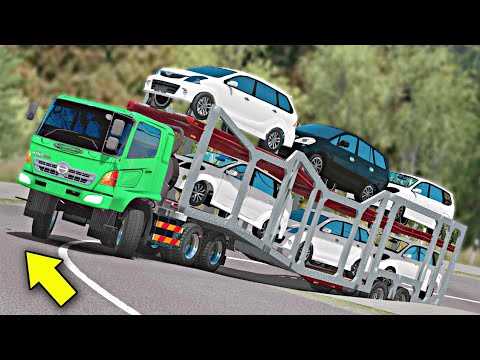 Butuh Skill Dewa Hino Pengangkut Avanza di Jalur Sumatra #EuroTruckSimulator2