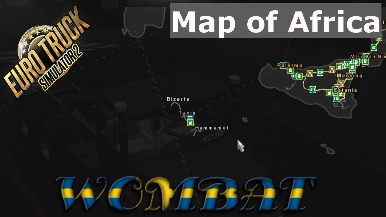 Map Of Africa Euro Truck Simulator 2 Mods 4709