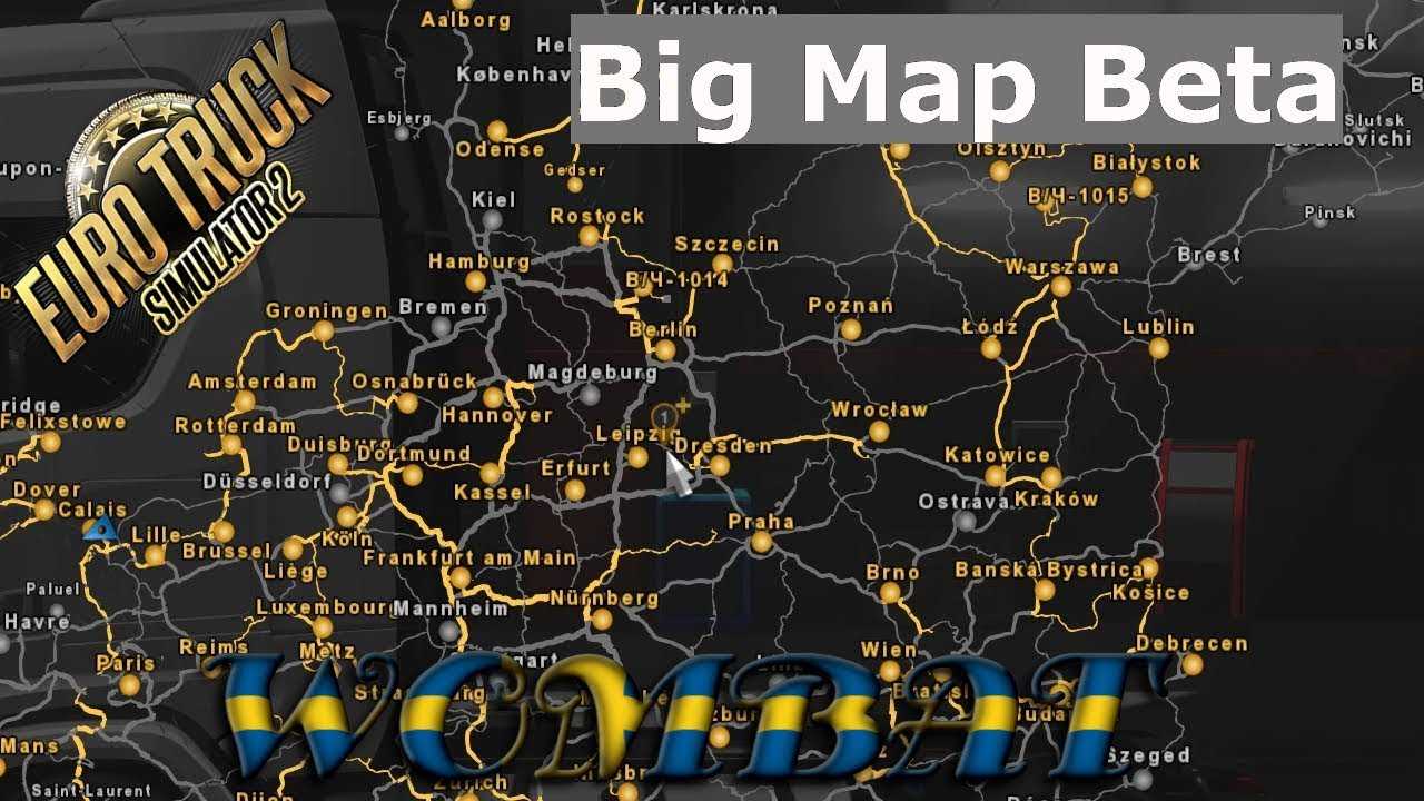 ETS2 1.32 - Big Map Beta - Rusmap, ROS, Great Steppe ...