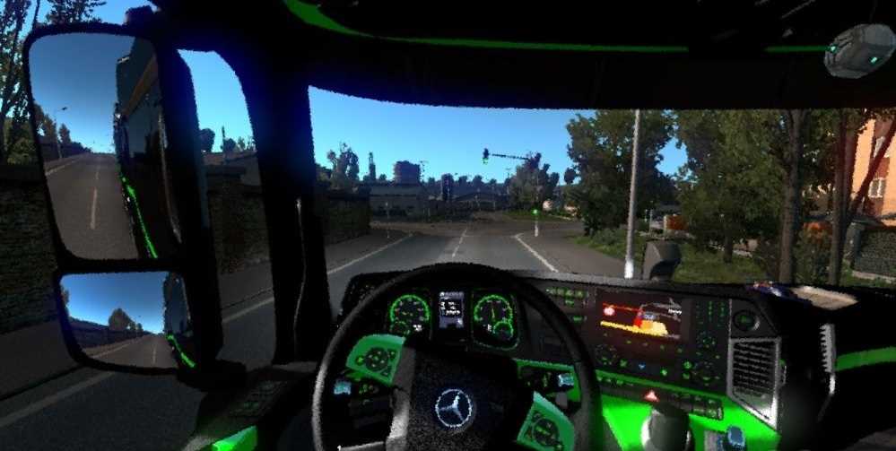 Mercedes Benz New Actors Interior + Dashboard Color Pack
