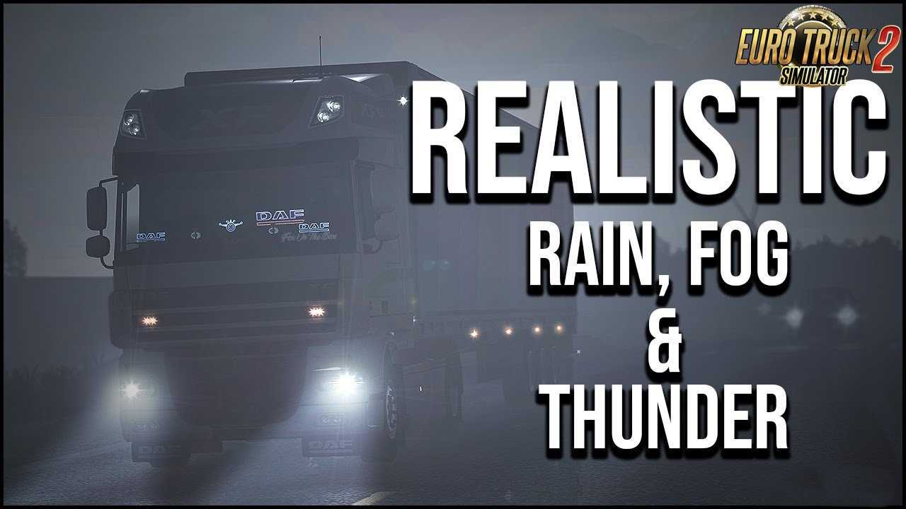 Realistic Rain & Fog & Thunder Sounds v3.7 [1.32.x]

