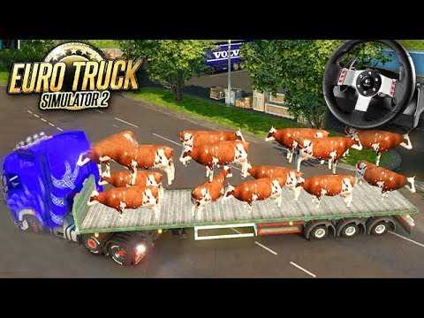 A CARGA de VACA VIVA!!! - Euro Truck Simulator 2