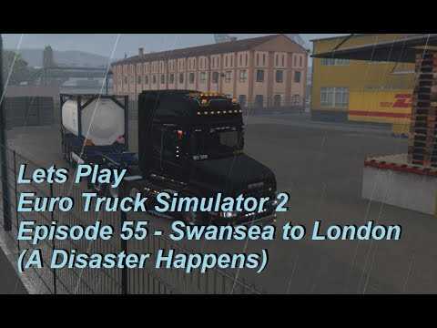Lets Play Euro Truck Simulator 2 Episode 55 - Swansea to London