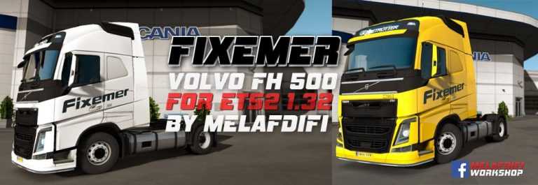 Skin Volvo FH 500 – FIXEMER V1 & V2 & v 3.0