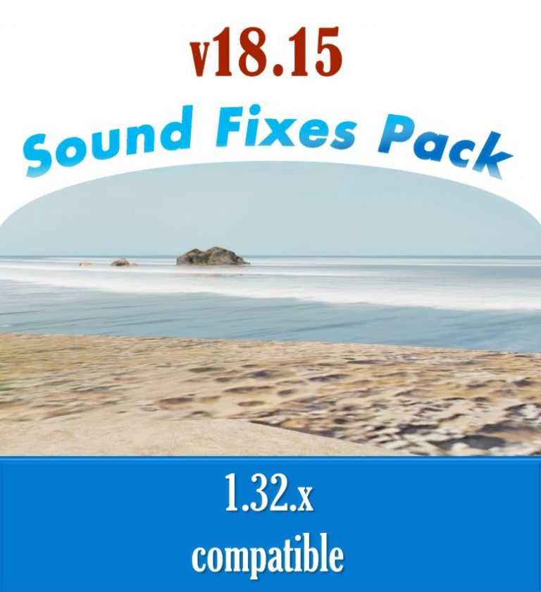 Sound Fixes Pack v 18.18