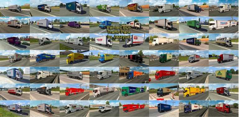 Painted BDF Traffic Pack by Jazzycat v 3.8