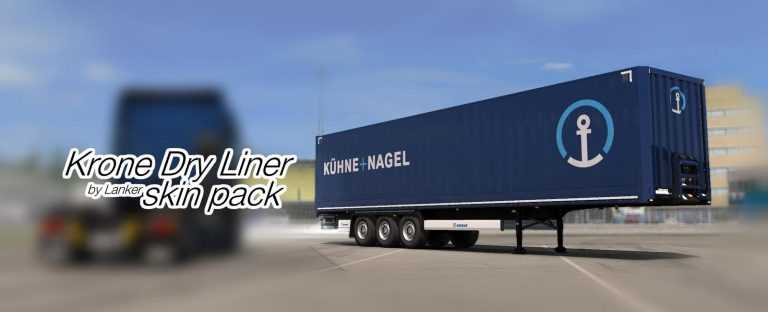 SKIN PACK FOR KRONE DRY LINER 1.32 ETS2