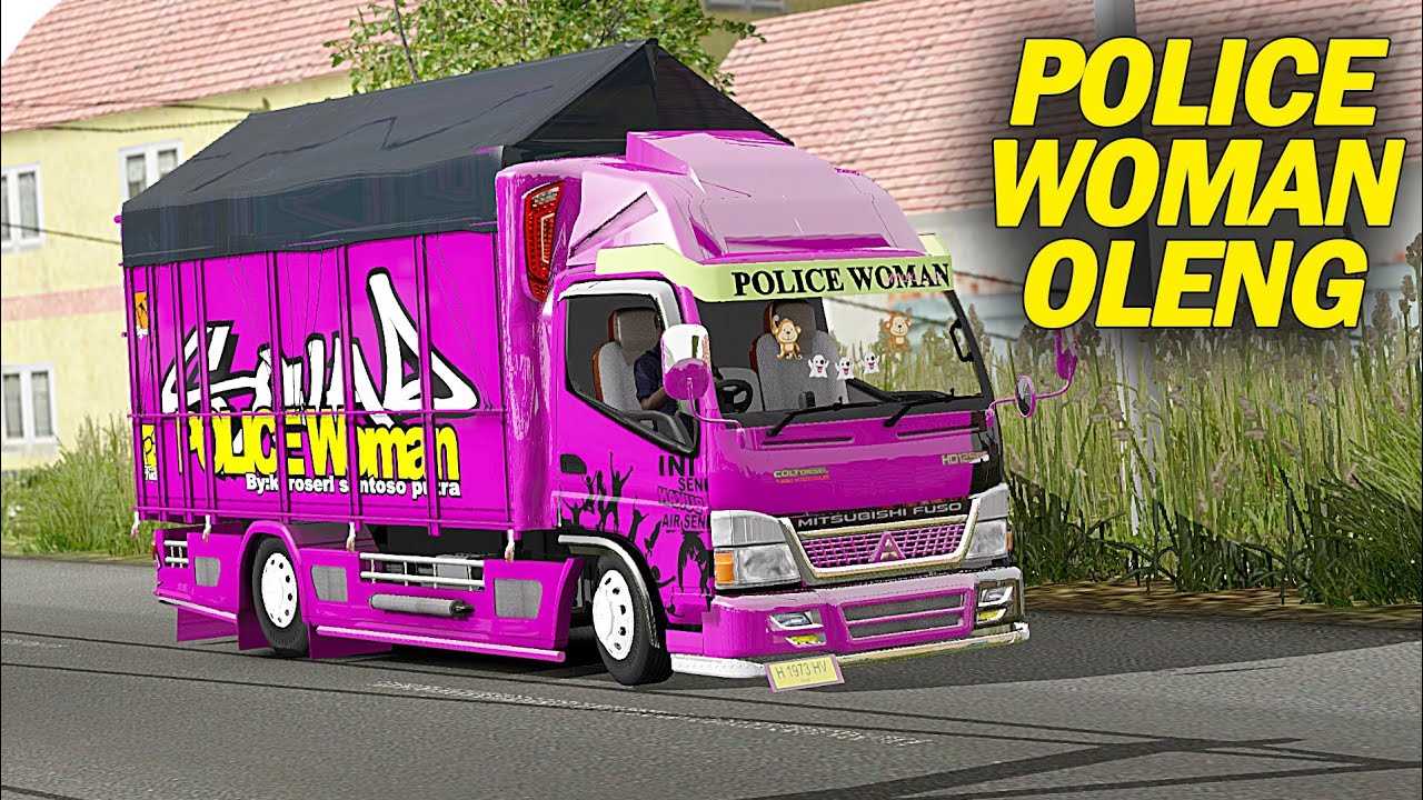 Truck Canter Police Woman Kebut Kebutan Oleng EuroTruckSimulator2 Euro Truck Simulator 2 Mods
