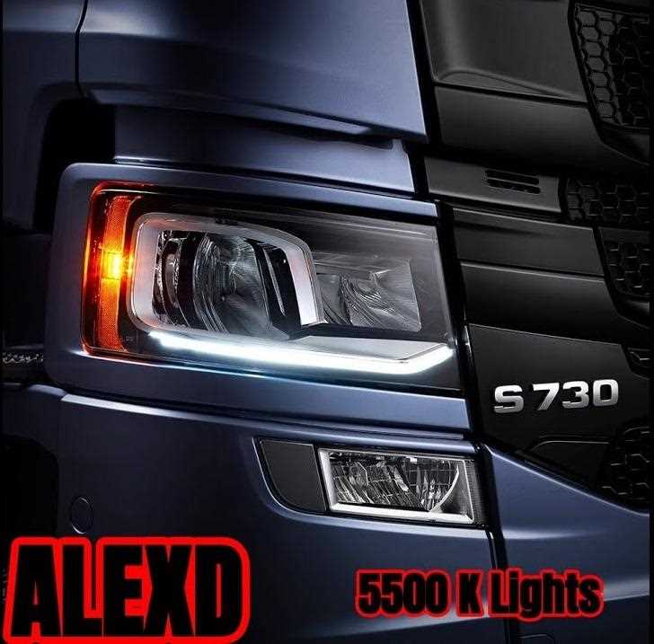 5500 K Lights Scania S & R v 1.0 by alexdedu 1.33.x