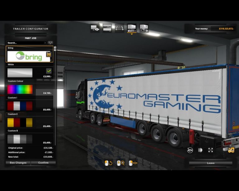 EUROMASTER GAMING FLEET TRAILERS V1.0 ETS2